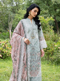 Zainab Chottani Luxe Lawn Unstitched Embroidered 3Pc Suit D-13 Ivie