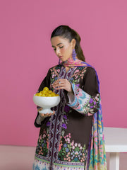 RajBari Amal Summer Prints Exclusive 3Pc Unstitched Lawn Suit D-13