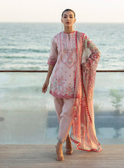 Zainab Chottani Tahra Embroidered Lawn Unstitched 3Pc Suit D-13 KAIRA