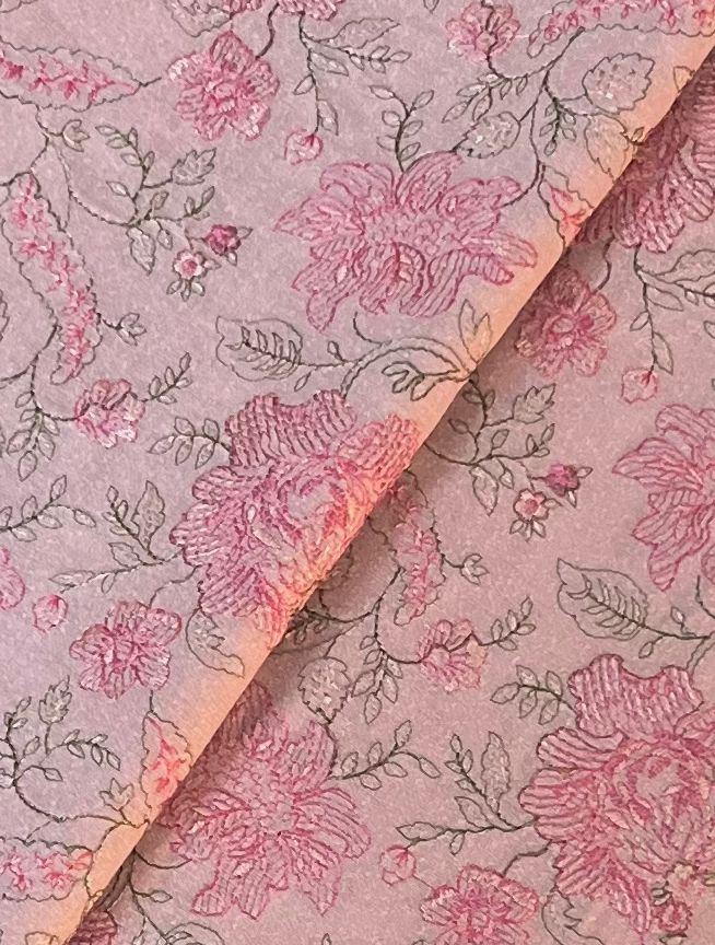 Chikankari Exclusive Embroidered Karandi Unstitched 3PC CH25-V1-D13