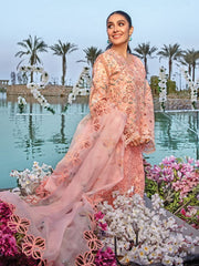 Rang Rasiya Premium Embroidered Lawn Unstitched 3Pc Suit D-13 MAHI