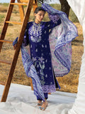 Zainab Chottani Embroidered Lawn Unstitched 3Pc Suit D-13 Viola