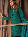 Rang Rasiya Carnation Embroidered Lawn Unstitched 3Pc Suit D-13 Jade