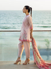 Zainab Chottani Tahra Embroidered Lawn Unstitched 3Pc Suit D-13 KAIRA