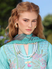 Rang Rasiya Lifestyle Embroidered Lawn Unstitched 3Pc Suit D-13 Aster