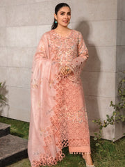 Rang Rasiya Premium Embroidered Lawn Unstitched 3Pc Suit D-13 MAHI