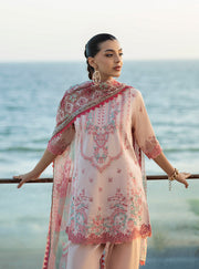 Zainab Chottani Tahra Embroidered Lawn Unstitched 3Pc Suit D-13 KAIRA