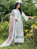 Zainab Chottani Luxe Lawn Unstitched Embroidered 3Pc Suit D-13 Ivie