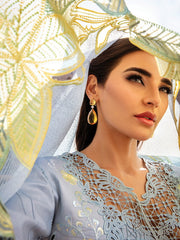 Rang Rasiya Premium Embroidered Lawn Unstitched 3Pc Suit D-04 ELNAZ