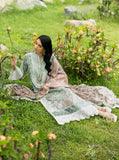 Zainab Chottani Luxe Lawn Unstitched Embroidered 3Pc Suit D-13 Ivie