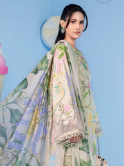 Maria.B M.Basics Embroidered Lawn Unstitched 3Pc Suit MB-CUSV13-13-A