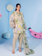 Maria.B M.Basics Embroidered Lawn Unstitched 3Pc Suit MB-CUSV13-13-A