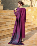 Rang Rasiya Carnation Embroidered Linen Unstitched 3Pc Suit D-12 Frappe