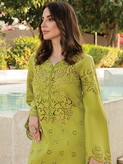 Rang Rasiya Carnation Embroidered Lawn Unstitched 3Pc Suit D-13 Freesia