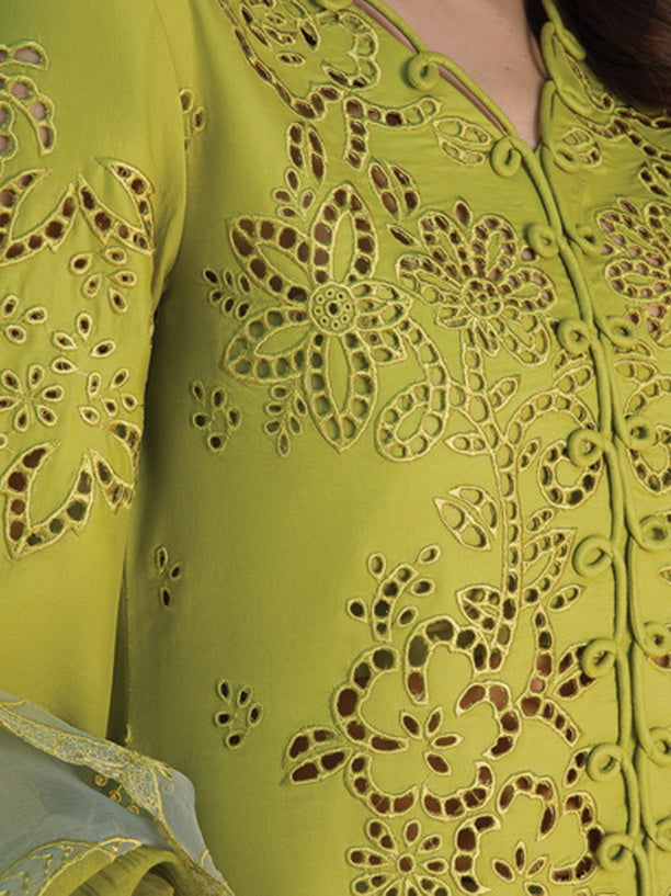 Rang Rasiya Carnation Embroidered Lawn Unstitched 3Pc Suit D-13 Freesia