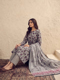 Zeenia Serene Printed Linen Unstitched 3Pc Suit D-13