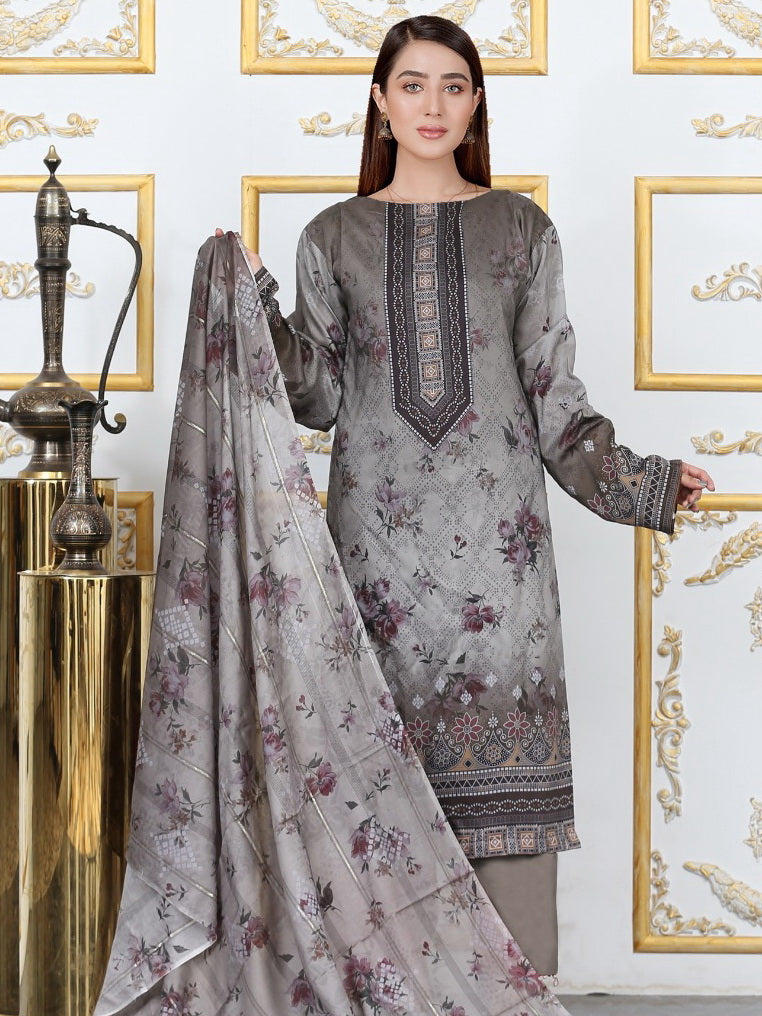 Shaista Digital Printed Viscose Unstitched 3 Piece Suit D-13
