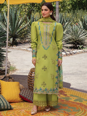Rang Rasiya Carnation Embroidered Lawn Unstitched 3Pc Suit D-14 Liana