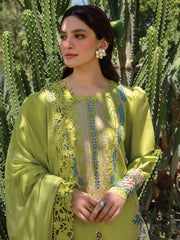 Rang Rasiya Carnation Embroidered Lawn Unstitched 3Pc Suit D-14 Liana