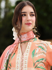 Rang Rasiya Lifestyle Embroidered Lawn Unstitched 3Pc Suit D-14 Mellow