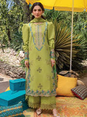 Rang Rasiya Carnation Embroidered Lawn Unstitched 3Pc Suit D-14 Liana