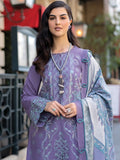 Rang Rasiya Carnation Embroidered Linen Unstitched 3Pc Suit D-14 Lavender