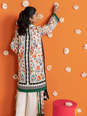 RajBari Amal Summer Prints Exclusive 3Pc Unstitched Lawn Suit D-14