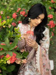 Zainab Chottani Luxe Lawn Unstitched Embroidered 3Pc Suit D-14 Ilsa
