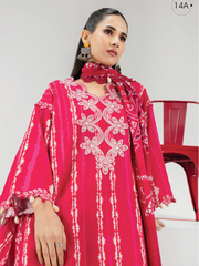 Maria.B M.Basics Embroidered Lawn Unstitched 3Pc Suit MB-CUSV13-14-A