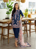 Zainab Chottani Tahra Embroidered Lawn Unstitched 3Pc Suit D-14 ELISA