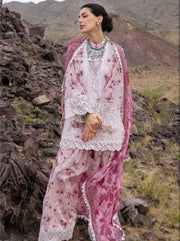 Zainab Chottani Embroidered Lawn Unstitched 3Pc Suit D-15 Zimal