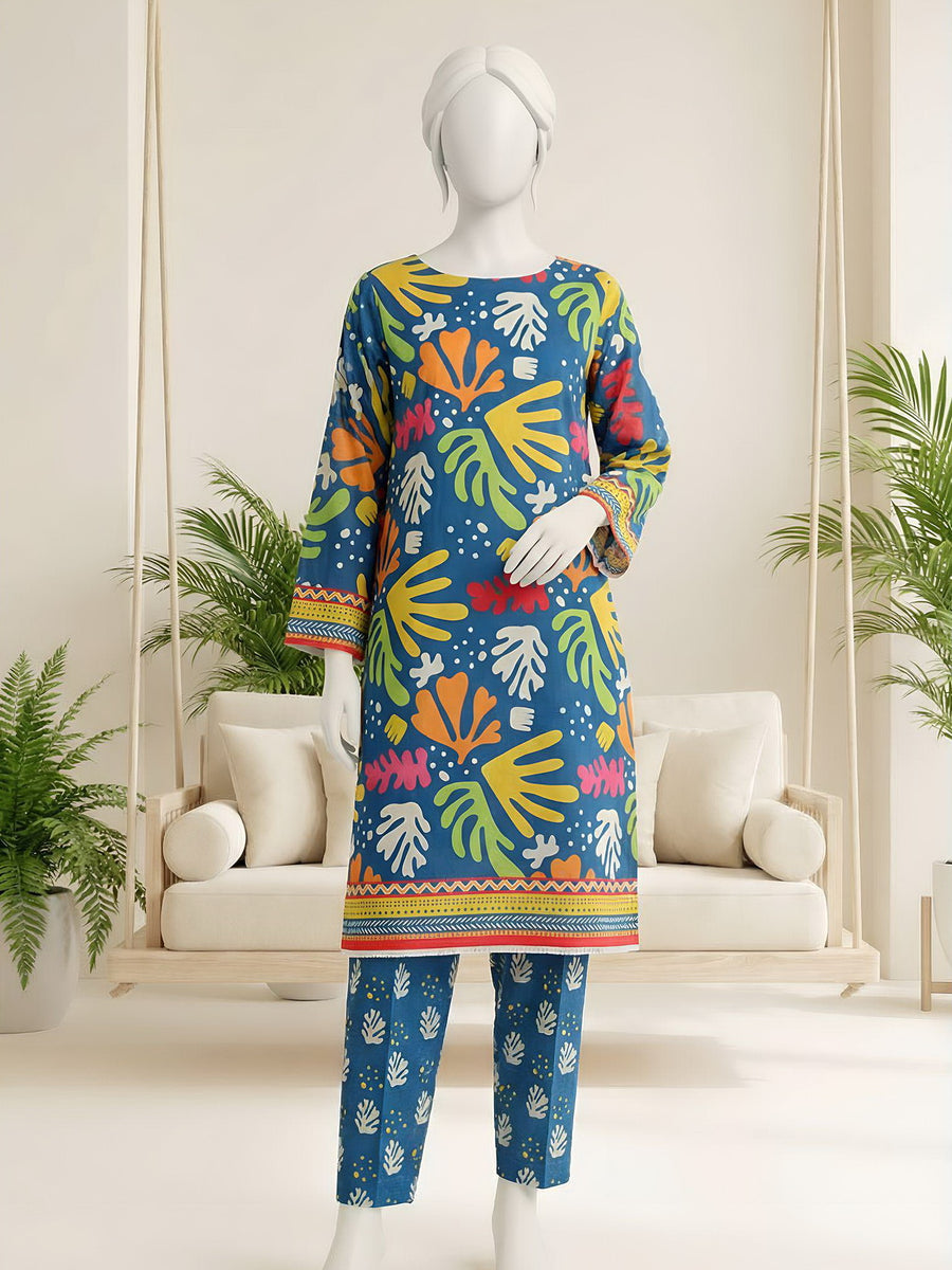 Ittehad Daily Afairs Printed Lawn Unstitched 2Pc Suit D-14