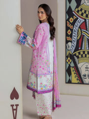 RajBari Amal Summer Prints Exclusive 3Pc Unstitched Lawn Suit D-15