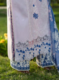 Zainab Chottani Luxe Lawn Unstitched Embroidered 3Pc Suit D-15 Bria