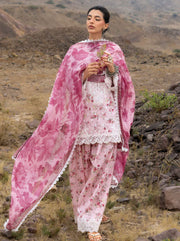 Zainab Chottani Embroidered Lawn Unstitched 3Pc Suit D-15 Zimal