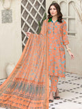 Rashk e Qamar Unstitched Digital Printed Lawn 3Pc Suit REQ-215