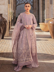 Rang Rasiya Premium Embroidered Lawn Unstitched 3Pc Suit D-14 PRISA