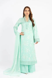 Chikankari Exclusive Embroidered Lawn Unstitched 3Pc CH26-V1-D115