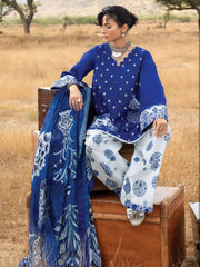 Zainab Chottani Embroidered Lawn Unstitched 3Pc Suit D-16 Veyra