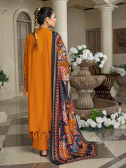 Waresha Kumash Luxury Embroidered Staple Unstitched 3Pc Suit D-16