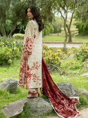 Zainab Chottani Luxe Lawn Unstitched Embroidered 3Pc Suit D-16 Laine