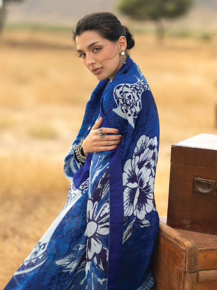 Zainab Chottani Embroidered Lawn Unstitched 3Pc Suit D-16 Veyra