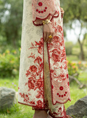 Zainab Chottani Luxe Lawn Unstitched Embroidered 3Pc Suit D-16 Laine