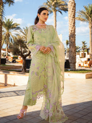 Rang Rasiya Premium Embroidered Lawn Unstitched 3Pc Suit D-10 AYLEEN