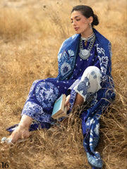 Zainab Chottani Embroidered Lawn Unstitched 3Pc Suit D-16 Veyra