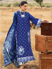Zainab Chottani Embroidered Lawn Unstitched 3Pc Suit D-16 Veyra