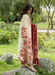 Zainab Chottani Luxe Lawn Unstitched Embroidered 3Pc Suit D-16 Laine