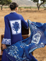 Zainab Chottani Embroidered Lawn Unstitched 3Pc Suit D-16 Veyra