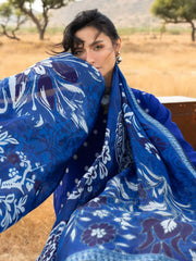 Zainab Chottani Embroidered Lawn Unstitched 3Pc Suit D-16 Veyra