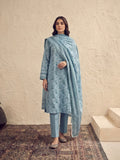 Zeenia Serene Printed Linen Unstitched 3Pc Suit D-16